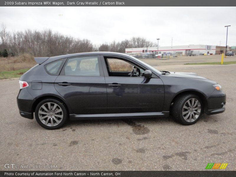 Dark Gray Metallic / Carbon Black 2009 Subaru Impreza WRX Wagon