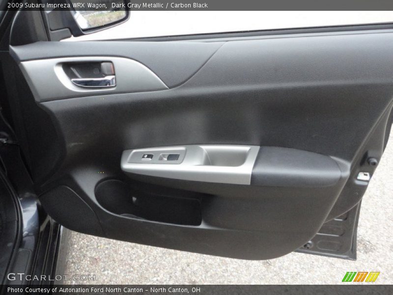 Dark Gray Metallic / Carbon Black 2009 Subaru Impreza WRX Wagon