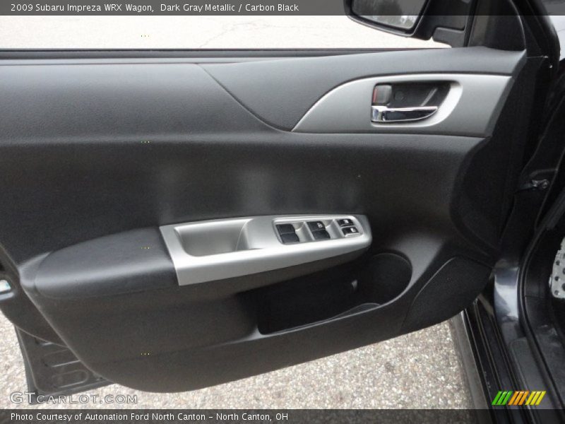 Dark Gray Metallic / Carbon Black 2009 Subaru Impreza WRX Wagon