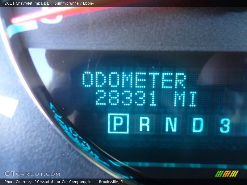 Summit White / Ebony 2011 Chevrolet Impala LT