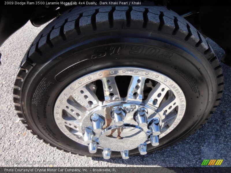 Custom Wheels of 2009 Ram 3500 Laramie Mega Cab 4x4 Dually