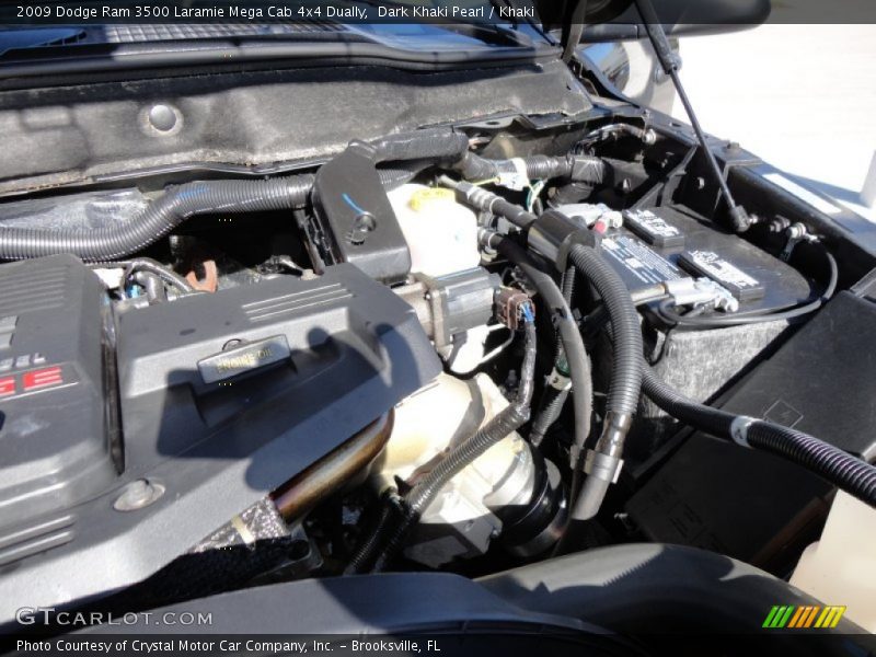  2009 Ram 3500 Laramie Mega Cab 4x4 Dually Engine - 6.7 Liter Cummins OHV 24-Valve BLUETEC Turbo-Diesel Inline 6 Cylinder
