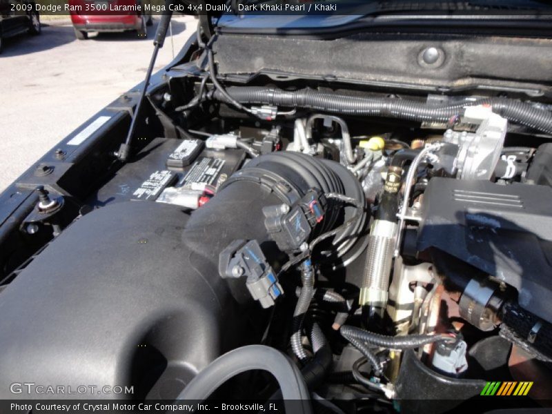  2009 Ram 3500 Laramie Mega Cab 4x4 Dually Engine - 6.7 Liter Cummins OHV 24-Valve BLUETEC Turbo-Diesel Inline 6 Cylinder