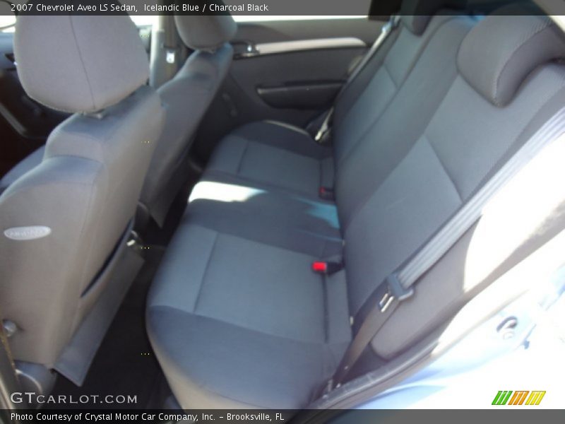 Icelandic Blue / Charcoal Black 2007 Chevrolet Aveo LS Sedan