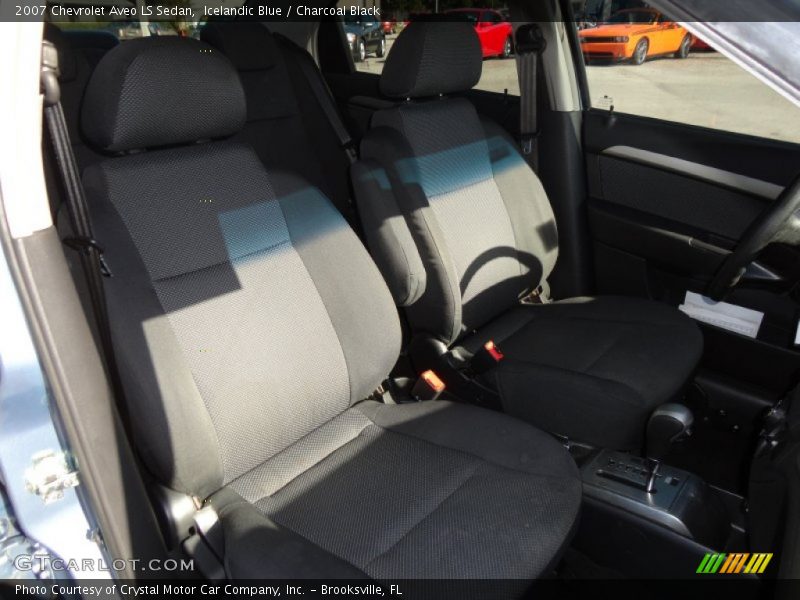Icelandic Blue / Charcoal Black 2007 Chevrolet Aveo LS Sedan