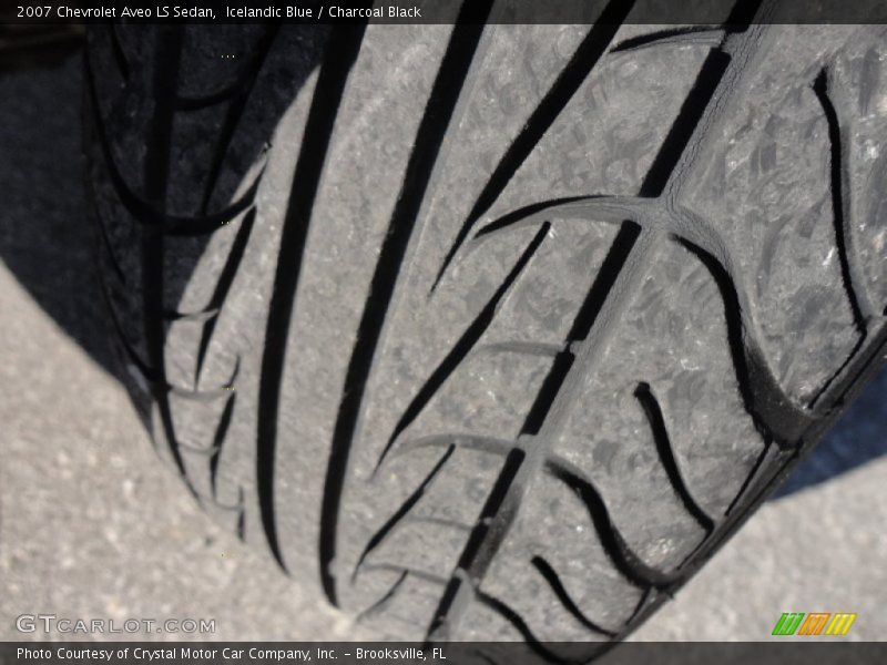 Icelandic Blue / Charcoal Black 2007 Chevrolet Aveo LS Sedan