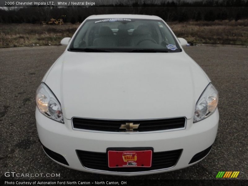 White / Neutral Beige 2006 Chevrolet Impala LTZ