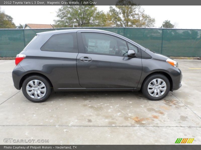  2012 Yaris L 3 Door Magnetic Gray Metallic