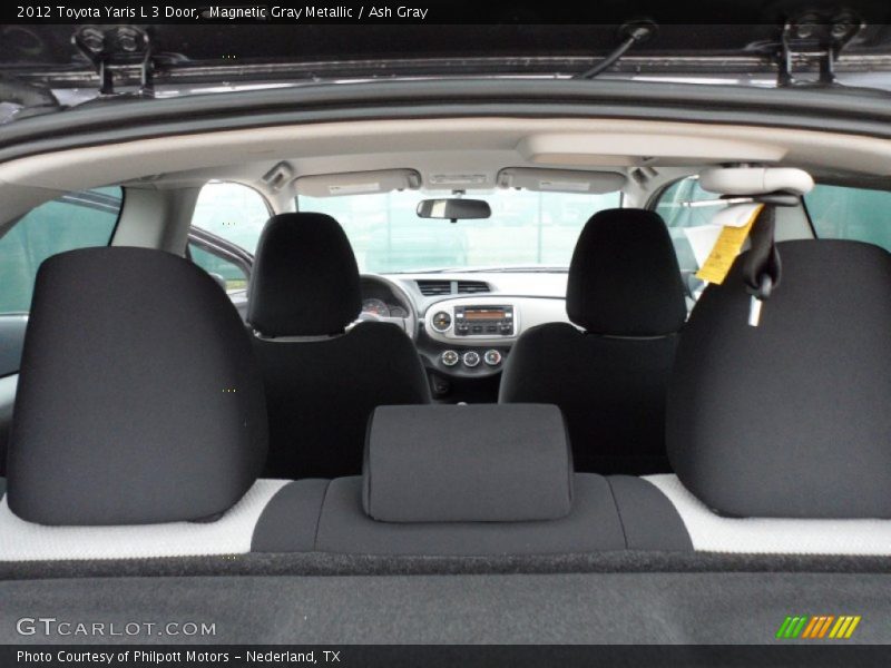 Magnetic Gray Metallic / Ash Gray 2012 Toyota Yaris L 3 Door