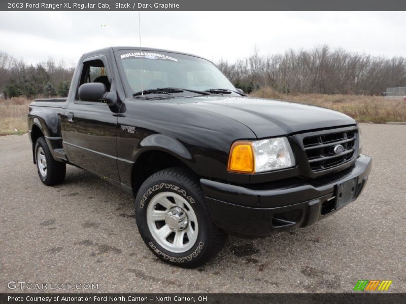 Black / Dark Graphite 2003 Ford Ranger XL Regular Cab