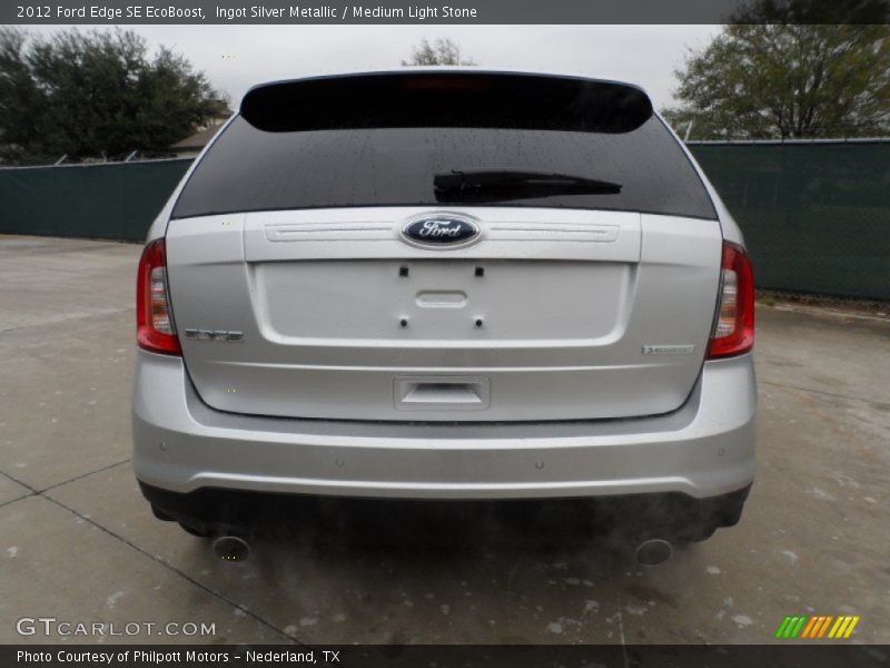Ingot Silver Metallic / Medium Light Stone 2012 Ford Edge SE EcoBoost