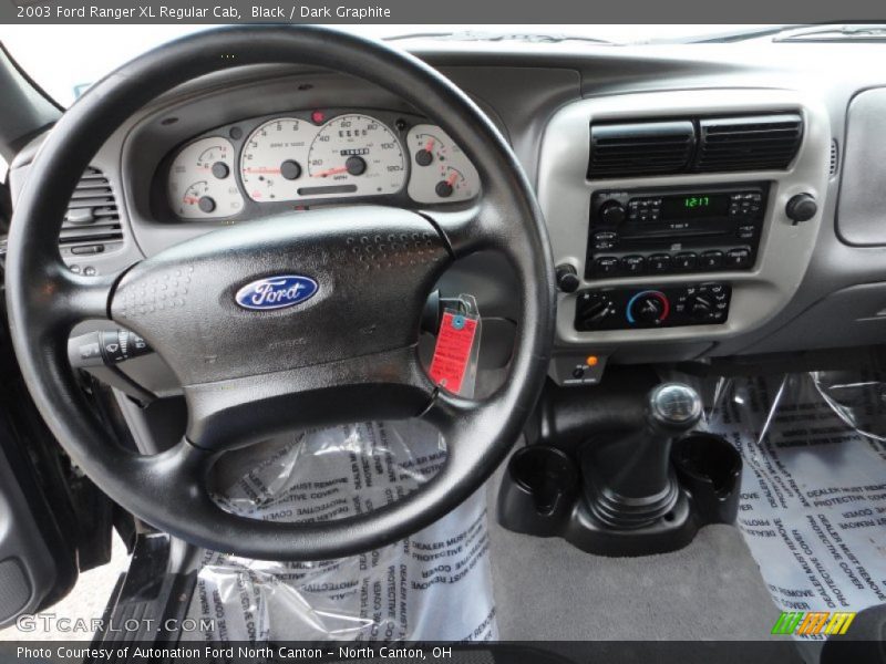 Black / Dark Graphite 2003 Ford Ranger XL Regular Cab
