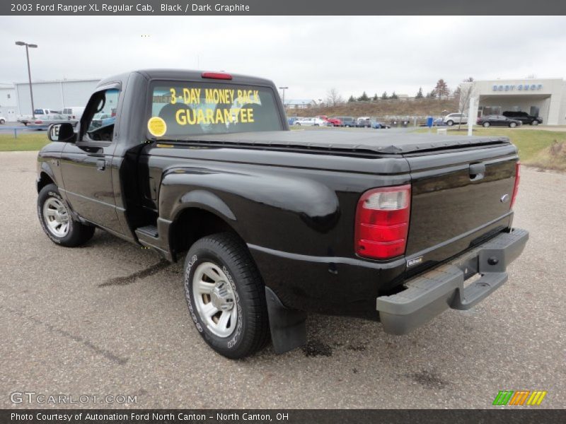 Black / Dark Graphite 2003 Ford Ranger XL Regular Cab