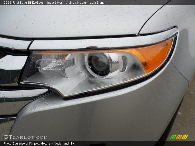 Ingot Silver Metallic / Medium Light Stone 2012 Ford Edge SE EcoBoost