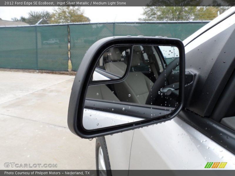 Ingot Silver Metallic / Medium Light Stone 2012 Ford Edge SE EcoBoost