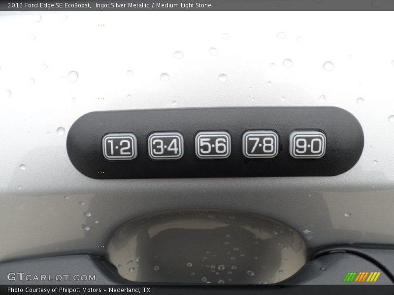 Ingot Silver Metallic / Medium Light Stone 2012 Ford Edge SE EcoBoost