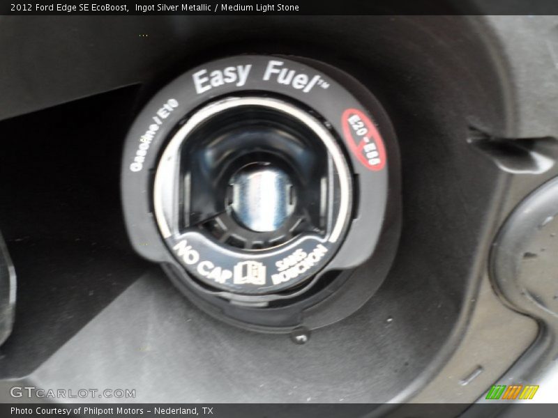 Ingot Silver Metallic / Medium Light Stone 2012 Ford Edge SE EcoBoost