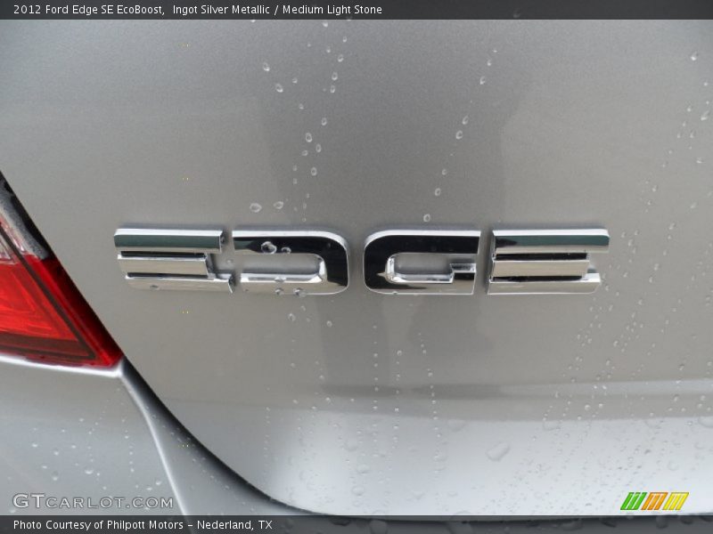 Ingot Silver Metallic / Medium Light Stone 2012 Ford Edge SE EcoBoost