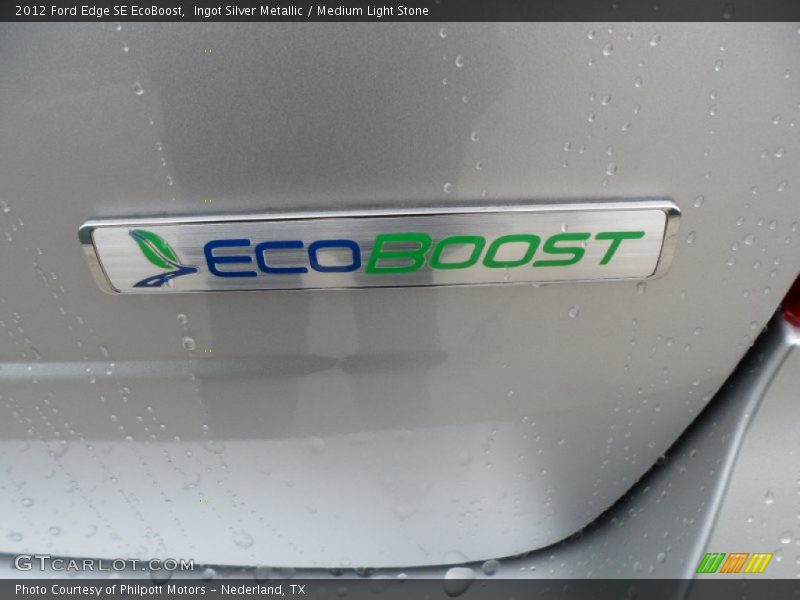 Ingot Silver Metallic / Medium Light Stone 2012 Ford Edge SE EcoBoost