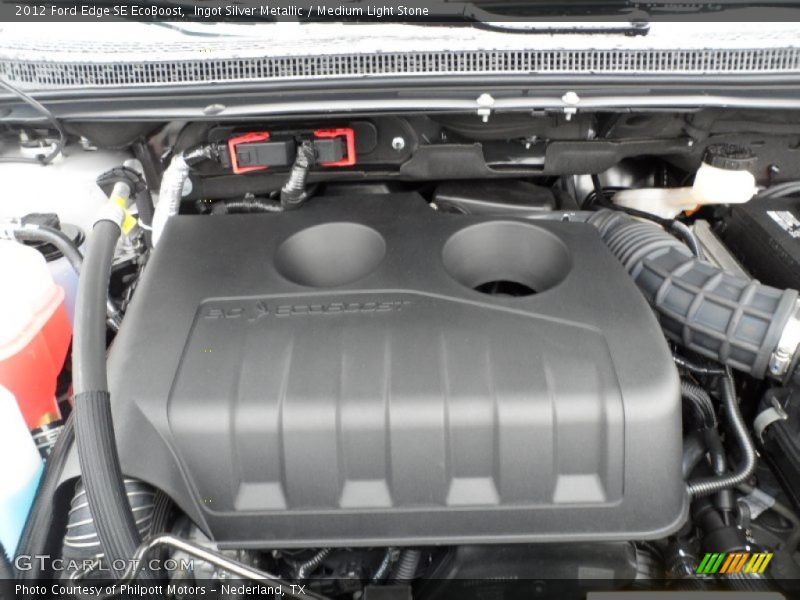 Ingot Silver Metallic / Medium Light Stone 2012 Ford Edge SE EcoBoost
