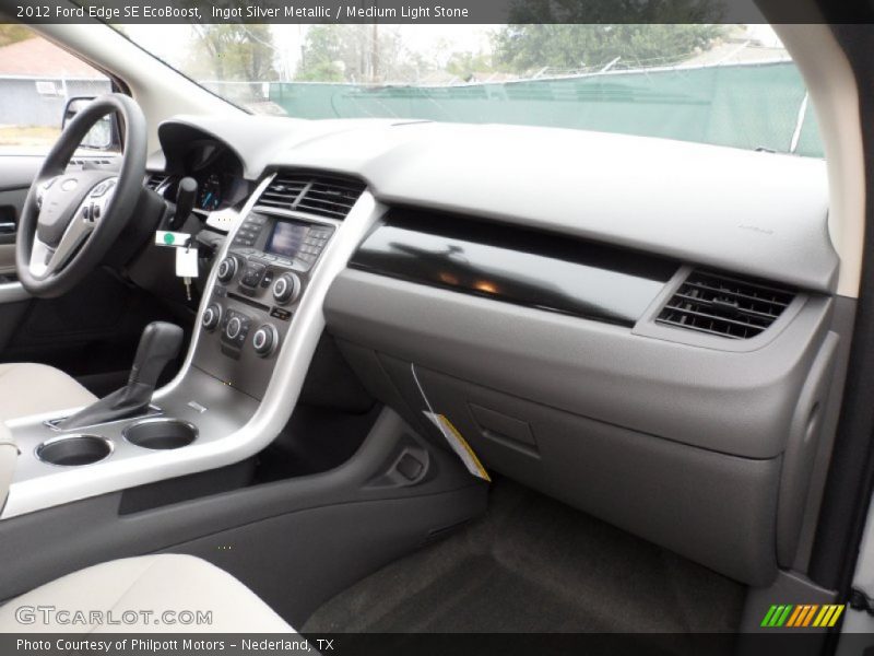 Ingot Silver Metallic / Medium Light Stone 2012 Ford Edge SE EcoBoost