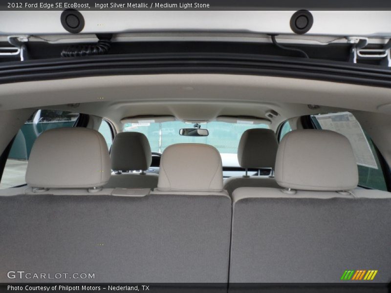 Ingot Silver Metallic / Medium Light Stone 2012 Ford Edge SE EcoBoost