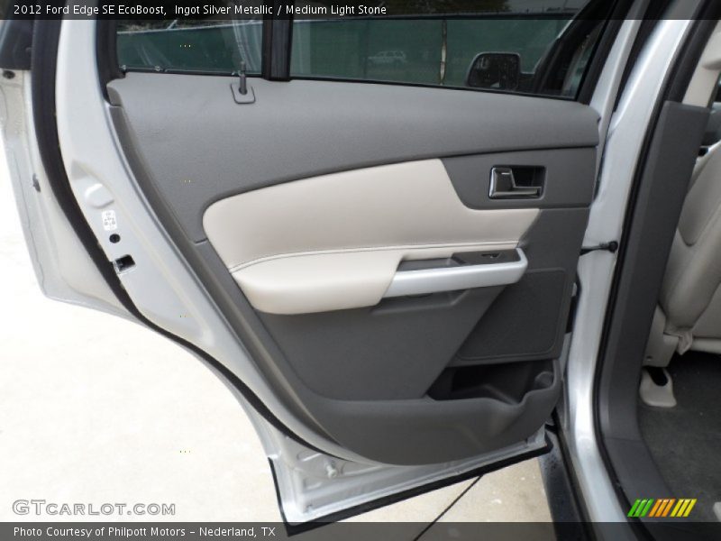 Ingot Silver Metallic / Medium Light Stone 2012 Ford Edge SE EcoBoost