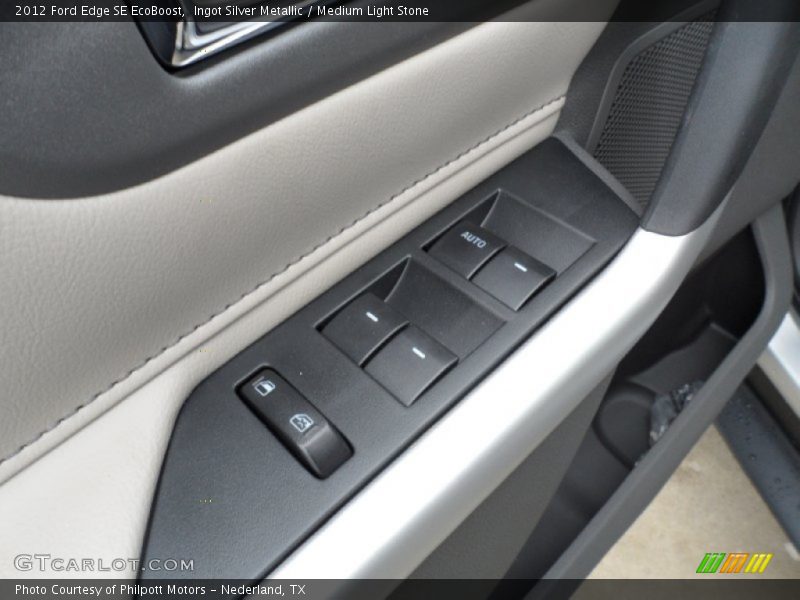 Ingot Silver Metallic / Medium Light Stone 2012 Ford Edge SE EcoBoost