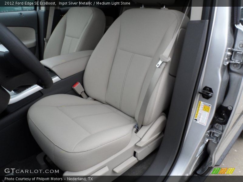 Ingot Silver Metallic / Medium Light Stone 2012 Ford Edge SE EcoBoost