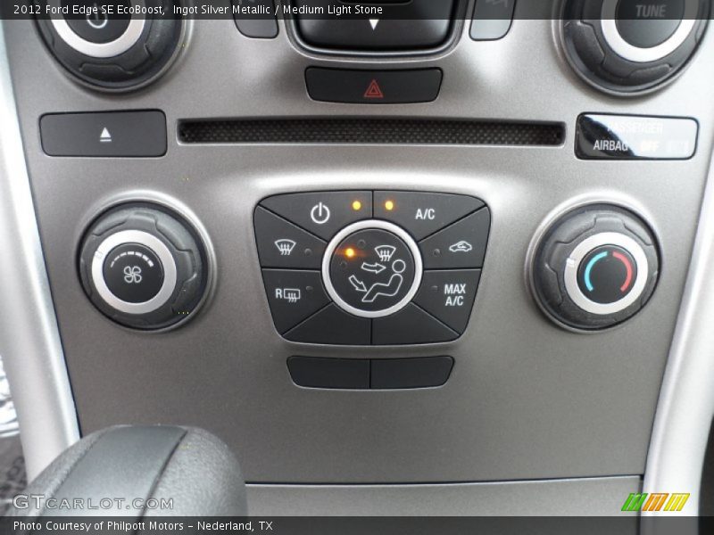 Ingot Silver Metallic / Medium Light Stone 2012 Ford Edge SE EcoBoost