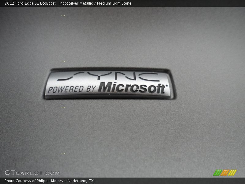Ingot Silver Metallic / Medium Light Stone 2012 Ford Edge SE EcoBoost