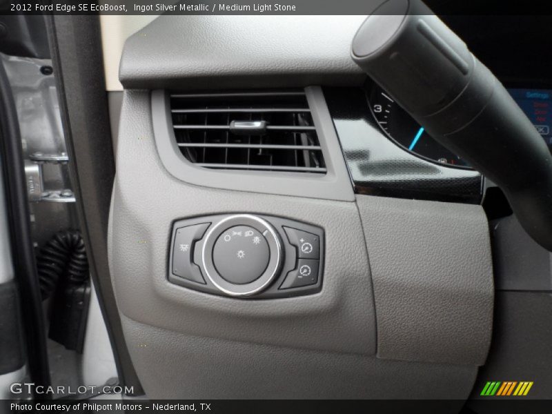 Ingot Silver Metallic / Medium Light Stone 2012 Ford Edge SE EcoBoost