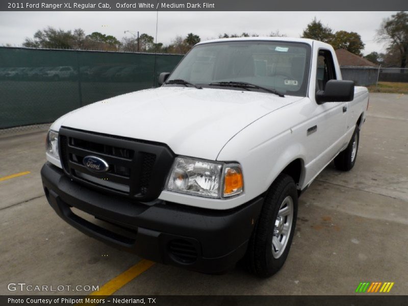 Front 3/4 View of 2011 Ranger XL Regular Cab