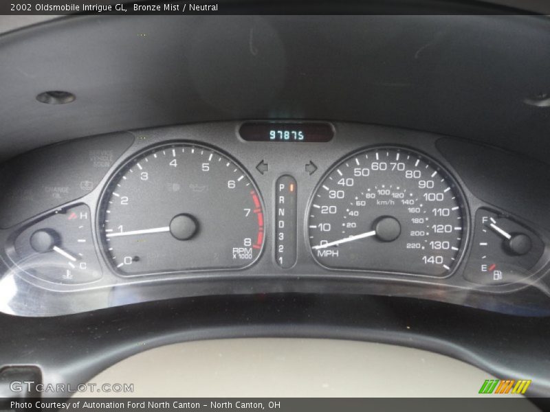  2002 Intrigue GL GL Gauges