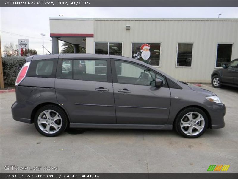 Galaxy Gray / Black 2008 Mazda MAZDA5 Sport