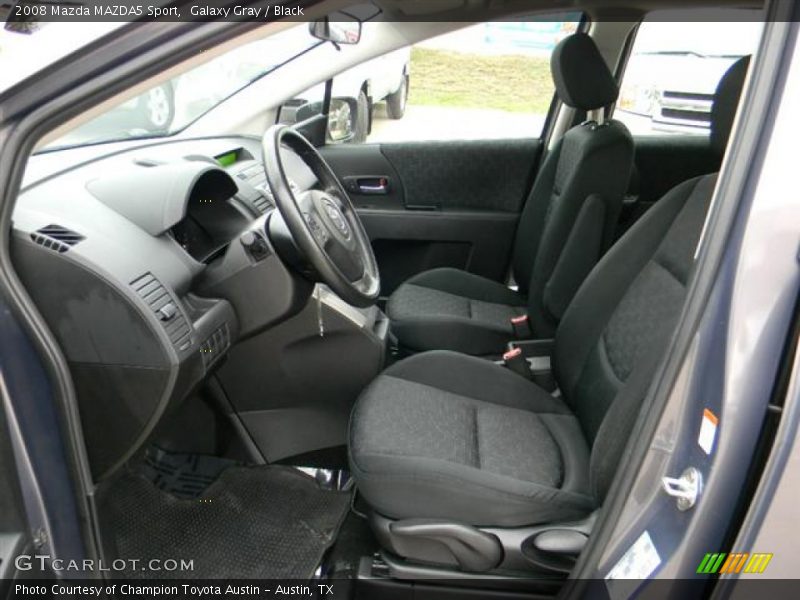 Galaxy Gray / Black 2008 Mazda MAZDA5 Sport