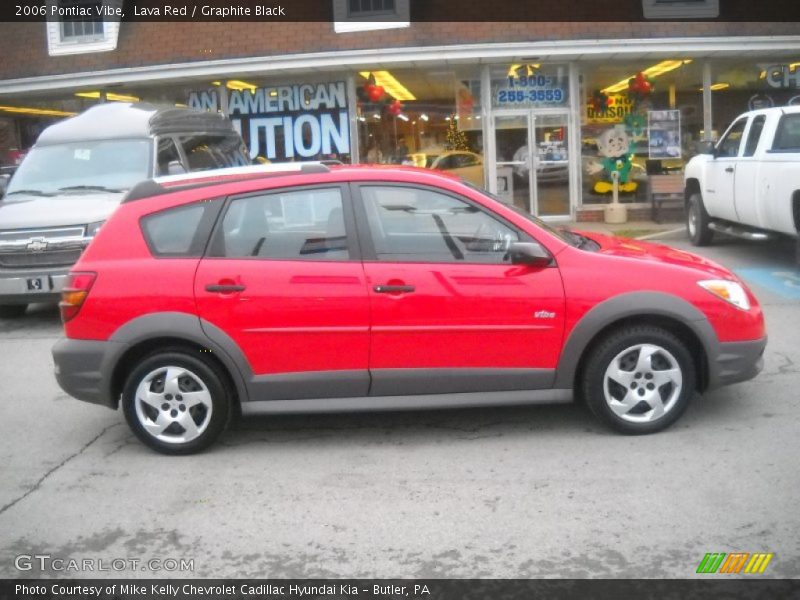 Lava Red / Graphite Black 2006 Pontiac Vibe