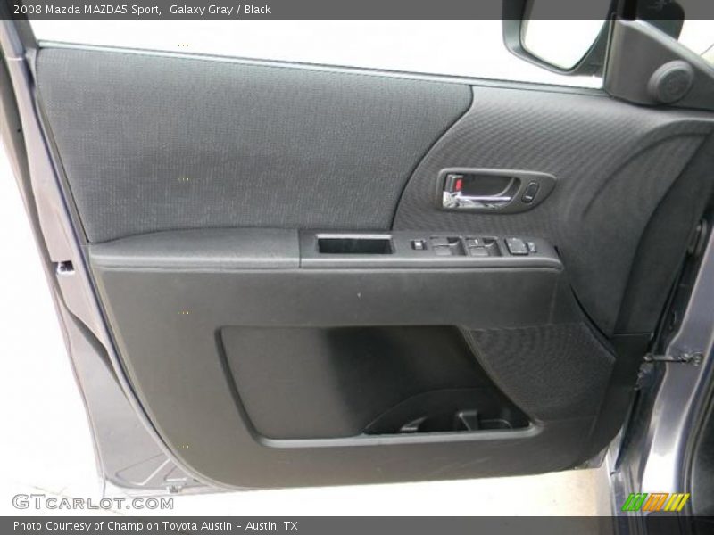Galaxy Gray / Black 2008 Mazda MAZDA5 Sport