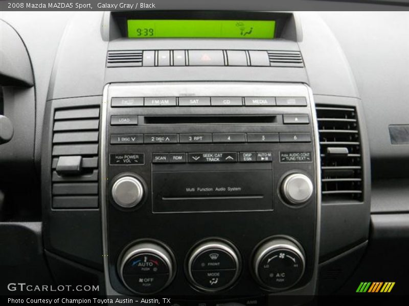 Galaxy Gray / Black 2008 Mazda MAZDA5 Sport