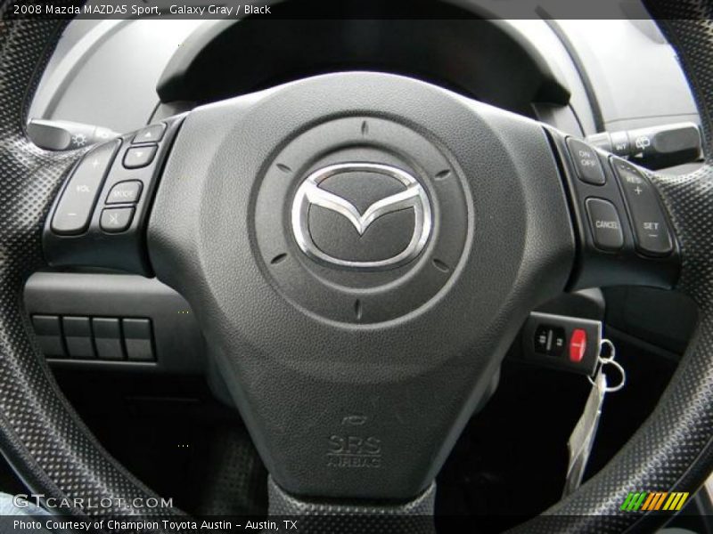 Galaxy Gray / Black 2008 Mazda MAZDA5 Sport
