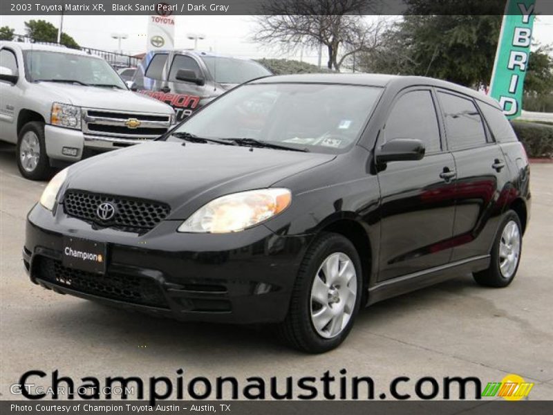 Black Sand Pearl / Dark Gray 2003 Toyota Matrix XR