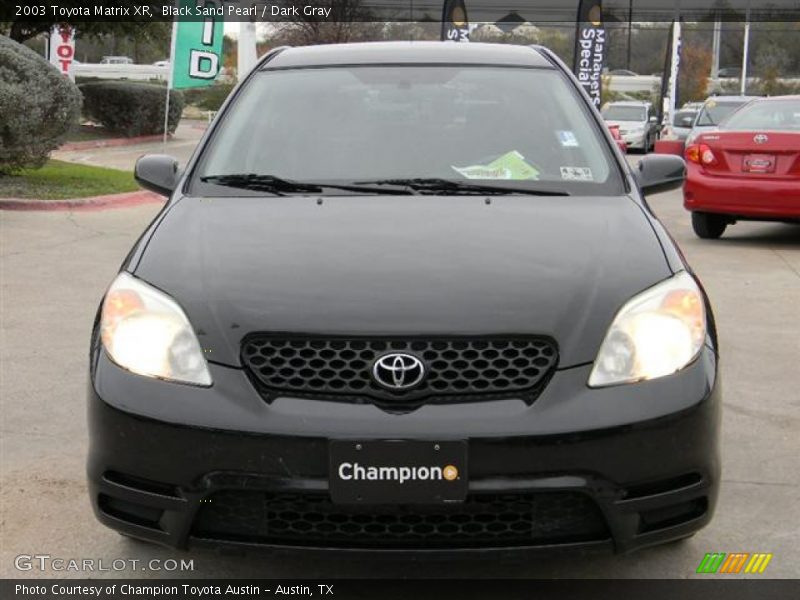 Black Sand Pearl / Dark Gray 2003 Toyota Matrix XR