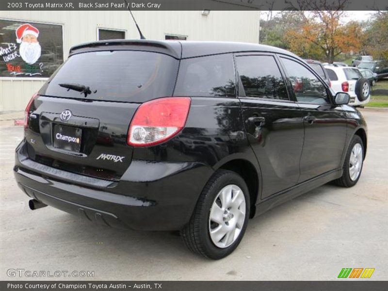 Black Sand Pearl / Dark Gray 2003 Toyota Matrix XR