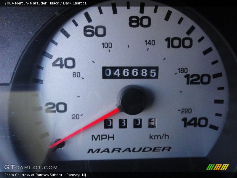 Black / Dark Charcoal 2004 Mercury Marauder