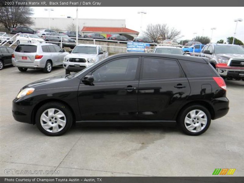 Black Sand Pearl / Dark Gray 2003 Toyota Matrix XR
