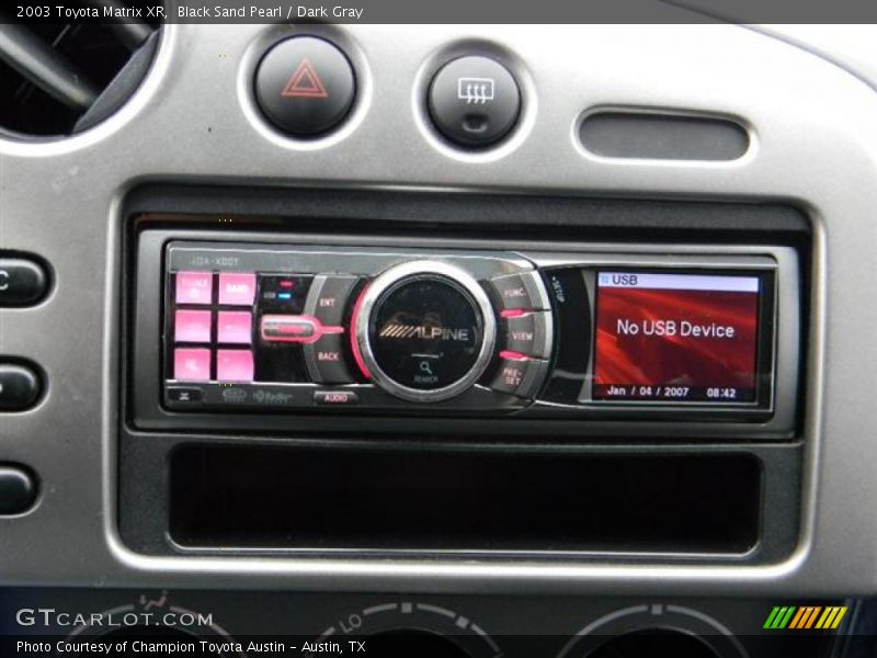 Black Sand Pearl / Dark Gray 2003 Toyota Matrix XR