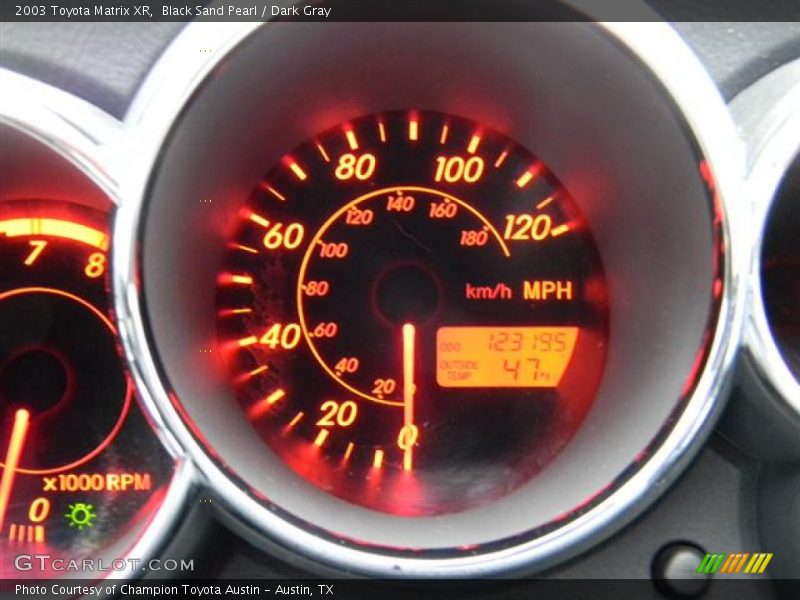 Black Sand Pearl / Dark Gray 2003 Toyota Matrix XR
