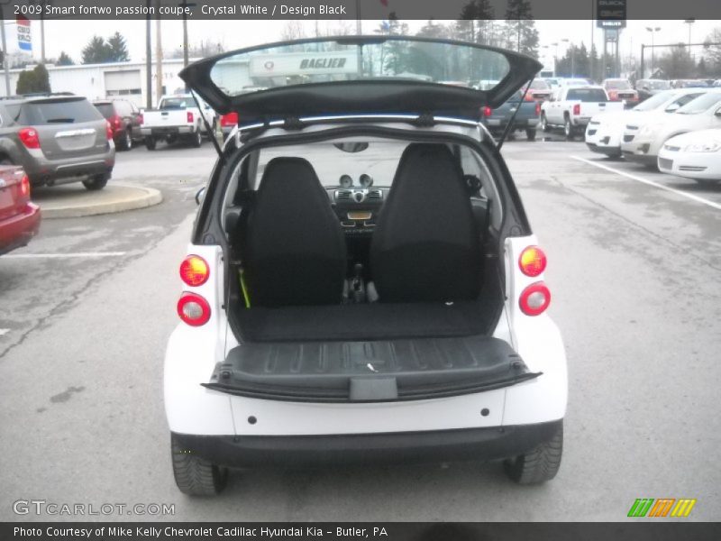 Crystal White / Design Black 2009 Smart fortwo passion coupe
