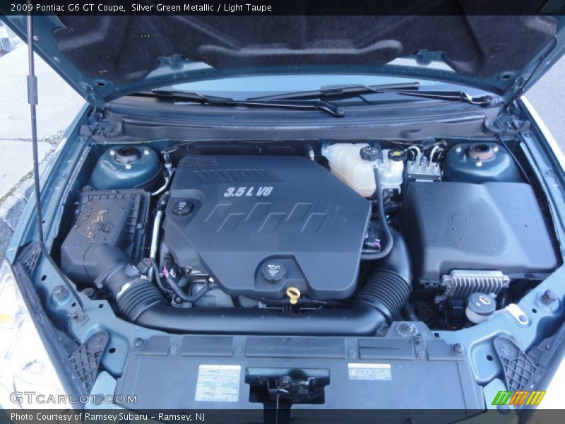 Silver Green Metallic / Light Taupe 2009 Pontiac G6 GT Coupe
