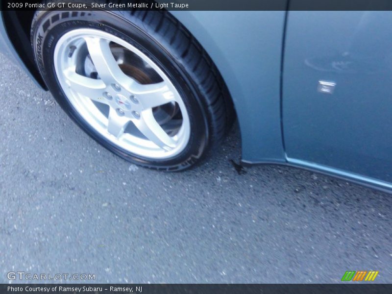 Silver Green Metallic / Light Taupe 2009 Pontiac G6 GT Coupe